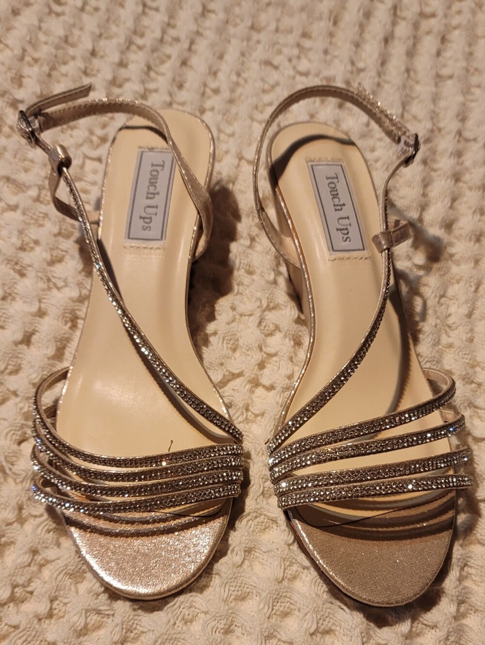 Ladies Gold Dress Shoes